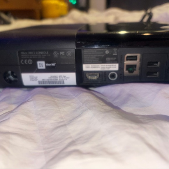 360 Black Console Bundle with Controllers and Games